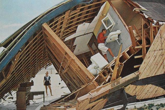 Hurricane in Jersey Shore, 1962.